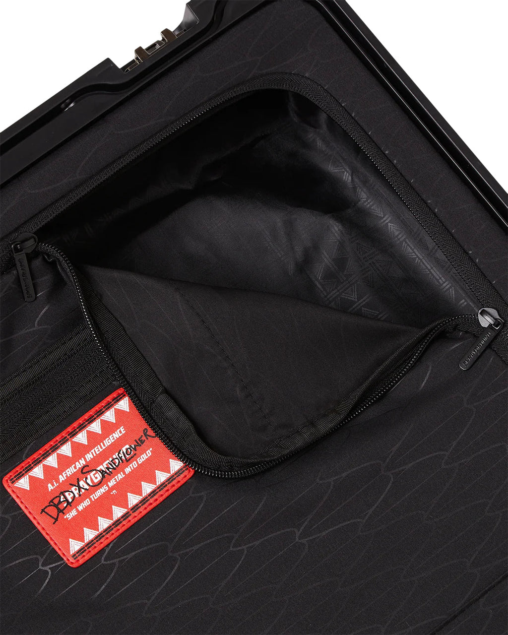 Valise  - Ai Tribal Courture Shark Shaped Carryon - SPRAYGROUND