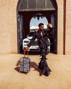 Valise  - Ai Tribal Courture Shark Shaped Carryon - SPRAYGROUND