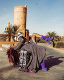 Valise  - Ai Tribal Courture Shark Shaped Carryon - SPRAYGROUND