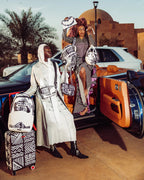Valise  - Ai Tribal Courture Shark Shaped Carryon - SPRAYGROUND