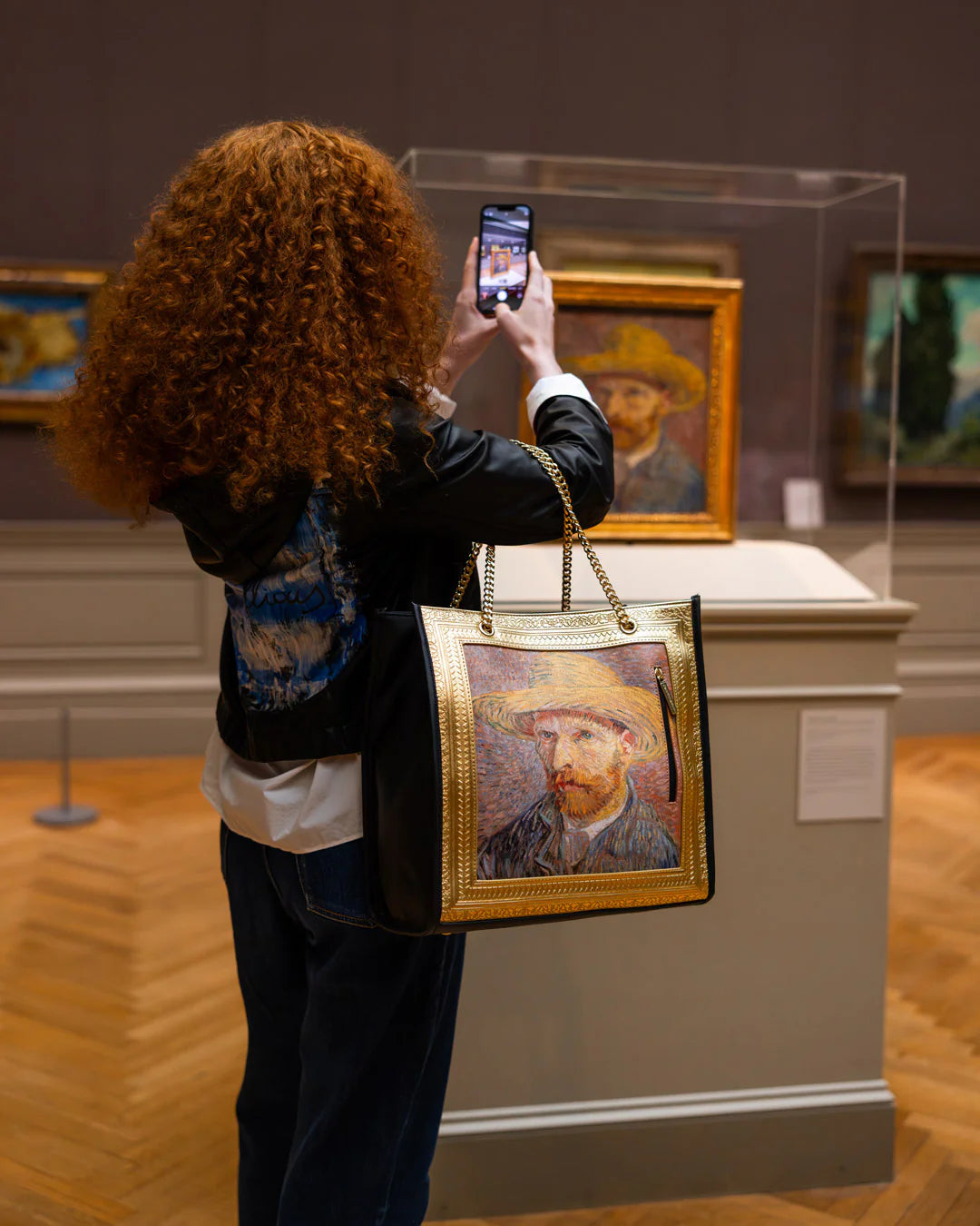 Sprayground The Met Van Gogh Framed Self-Portrait Tote