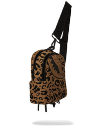 Chenille Cheetah Backpack Sling Sprayground vue 2