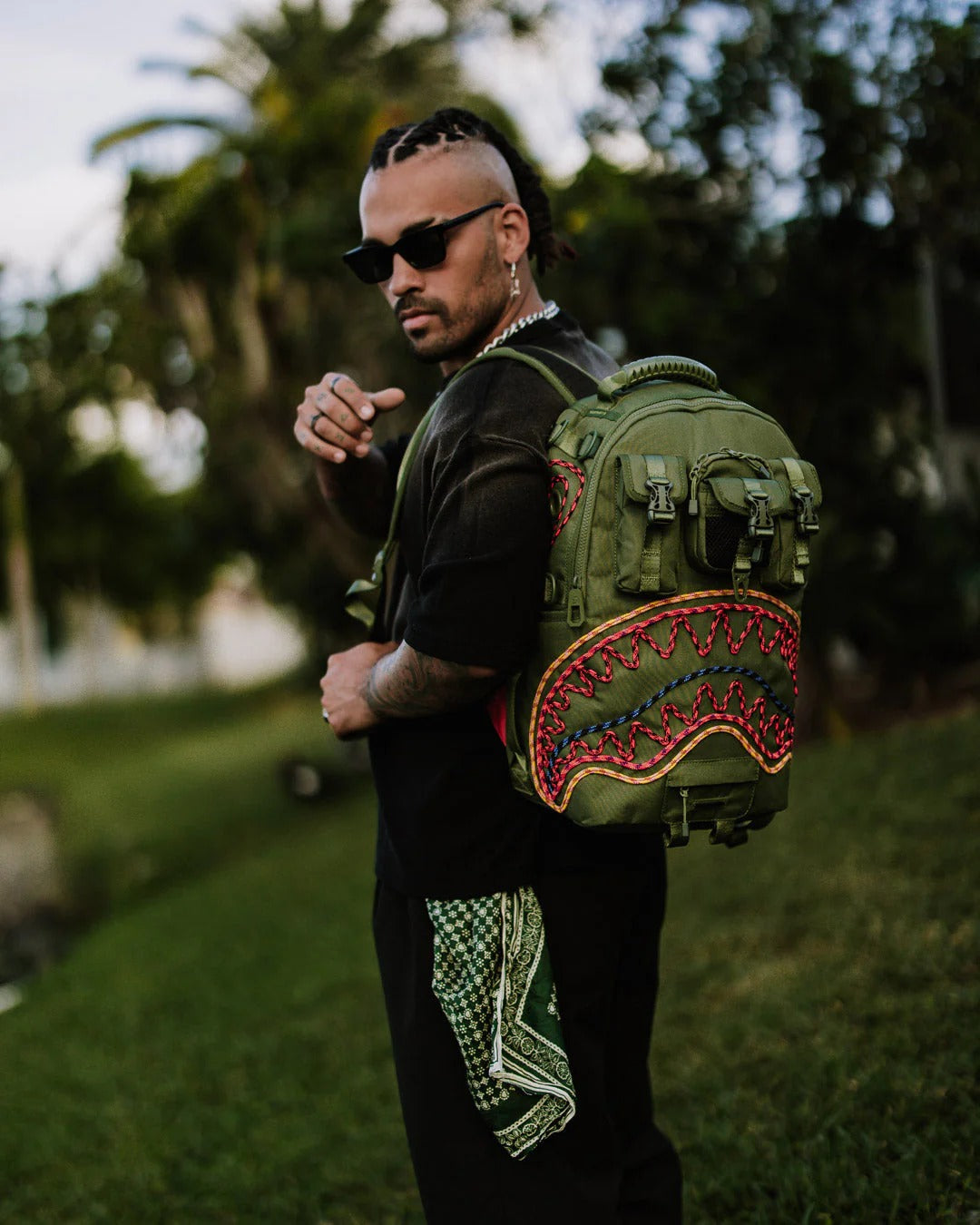Sac à dos - CLIMBING CORD SHARK DLX BACKPACK - SPRAYGROUND