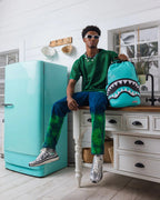 Sac à dos - SHARK CENTRAL AQUA DLXSV BACKPACK - SPRAYGROUND - Sac à