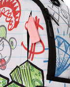 Sac à dos - SCRIBBLE MONEY DLXR BACKPACK - SPRAYGROUND - Sac à