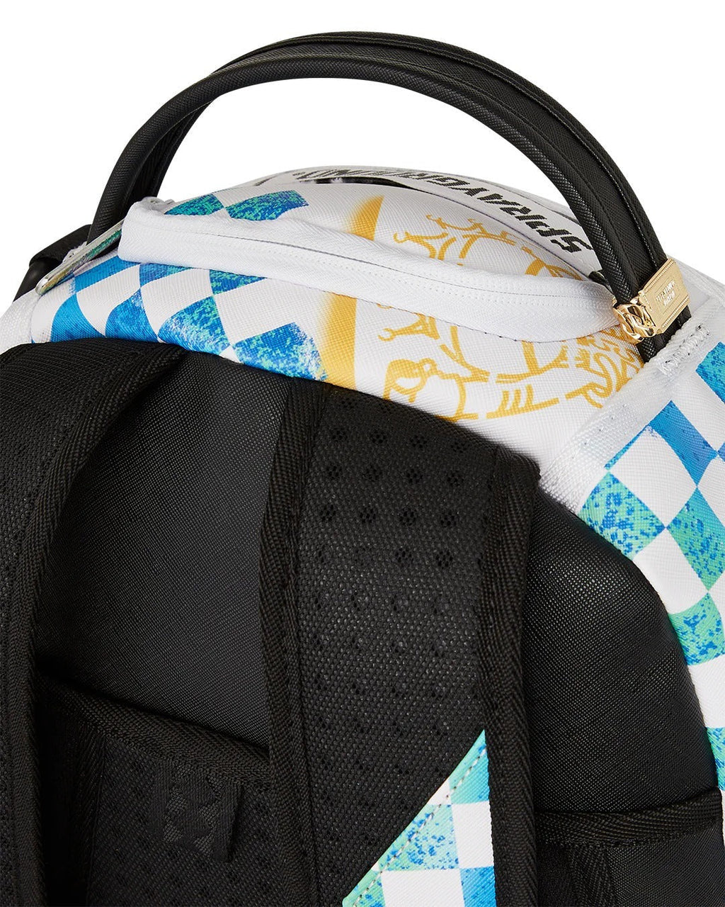 Sac à dos - SHARK CENTRAL STENCILS WHITE DLXSV BACKPACK - SPRAYGROUND - Sac à