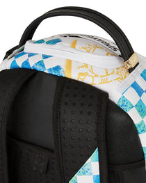 Sac à dos - SHARK CENTRAL STENCILS WHITE DLXSV BACKPACK - SPRAYGROUND - Sac à