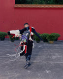 Sac à dos - SHARK CENTRAL STENCILS- BLACK DLXSV BACKPACK - SPRAYGROUND