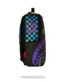 Sac à dos - SHARK CENTRAL STENCILS- BLACK DLXSV BACKPACK - SPRAYGROUND