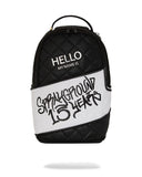 Sac à dos - HELLO MY NAME IS 15 YEARS QUILTED BACKPACK - SPRAYGROUND