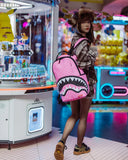 Sac à dos - PINK AND BLACK DRIP CHECK DLXSV BACKPACK - SPRAYGROUND