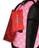 Sac à dos - PINK AND BLACK DRIP CHECK DLXSV BACKPACK - SPRAYGROUND