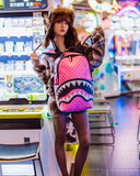 Sac à dos - PINK AND BLACK DRIP CHECK DLXSV BACKPACK - SPRAYGROUND
