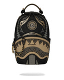 Sac à dos - AI WONDERLAND GOLD AND BLACK BACKPACK - SPRAYGROUND