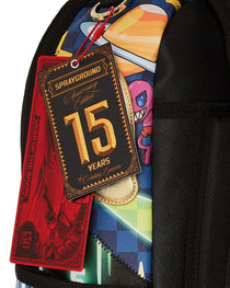 Sac à dos - 15 YEARS GOLD AND SPLICED DLXV BACKPACK - SPRAYGROUND - Sac à