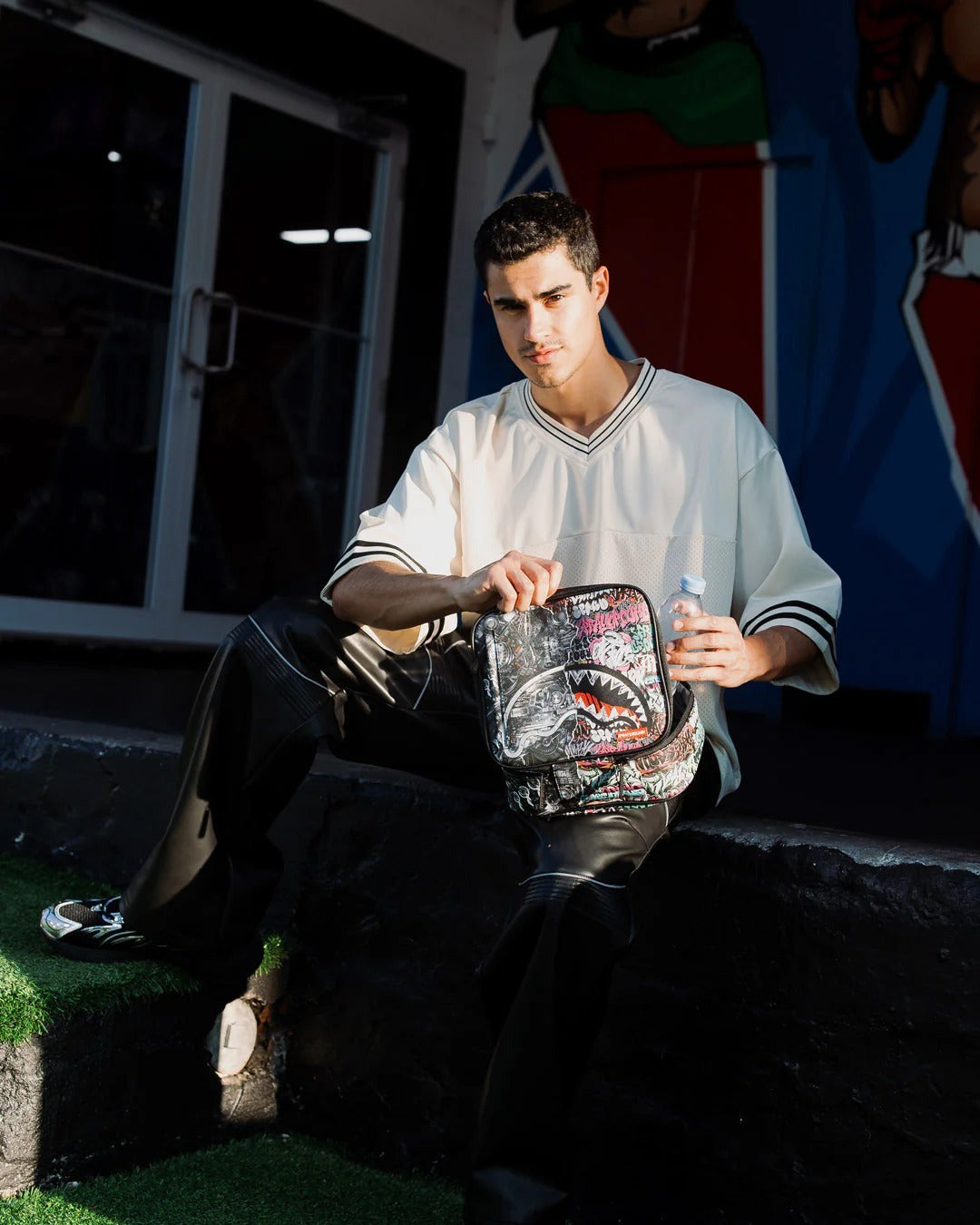 Sac - SPLIT CYBERSHARK LUNCHBOX - SPRAYGROUND - Sac Bandoulière
