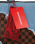 Sac - DENIM SHARK DUFFLE - SPRAYGROUND - Sac DUFFLE