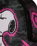 Sac à dos - PEANUTS SNOOPY PINK STENCIL DLXSV BACKPACK - SPRAYGROUND - Sac à