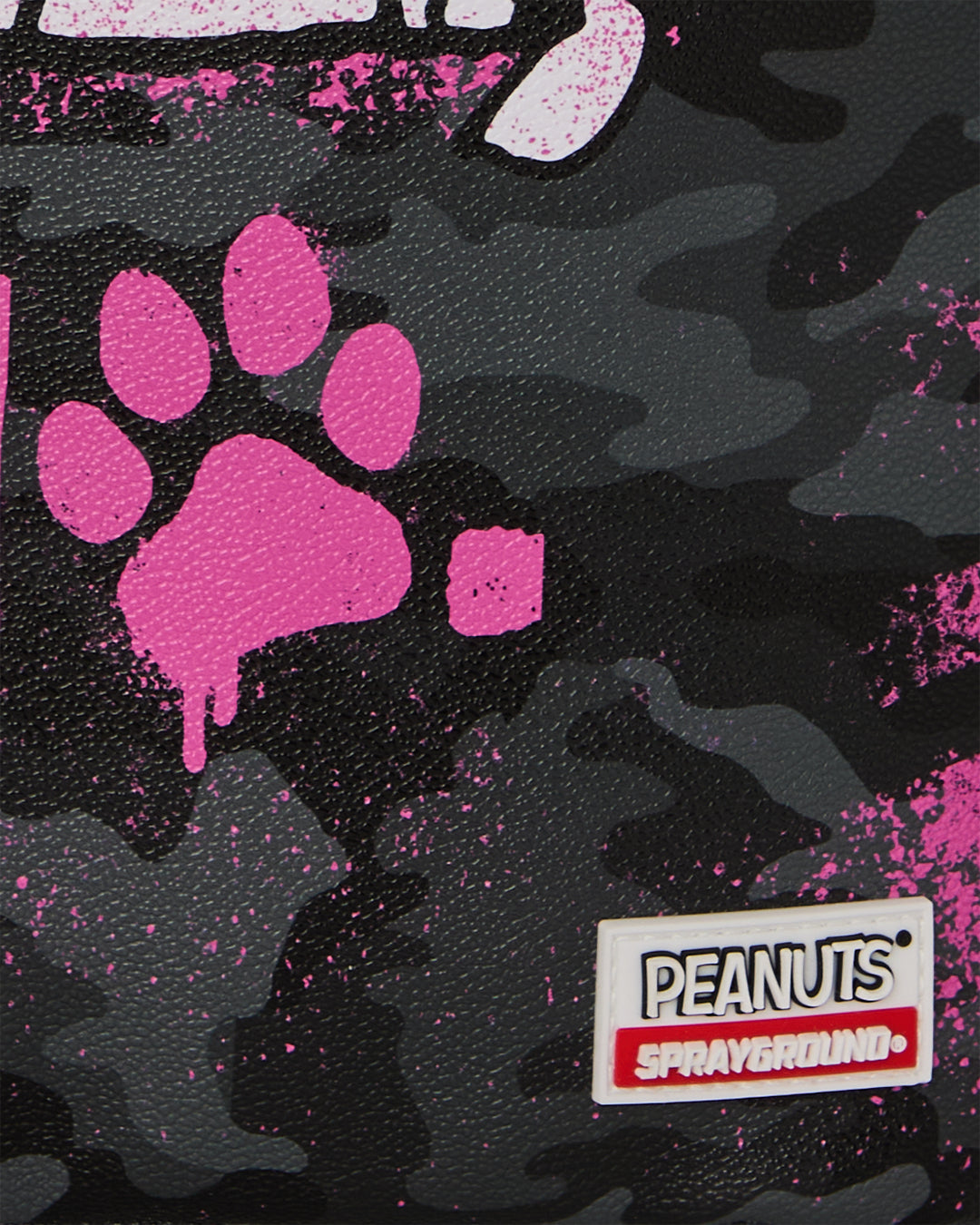 Sac à dos - PEANUTS SNOOPY PINK STENCIL DLXSV BACKPACK - SPRAYGROUND - Sac à