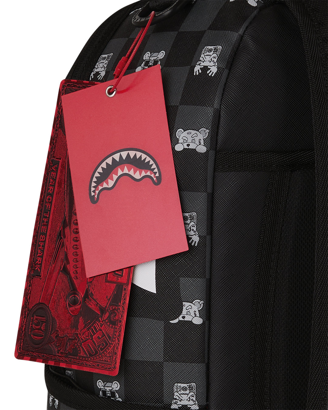 Sac à dos - GRAY PEEKING CHARACTER CHECK DLXSV BACKPACK - SPRAYGROUND