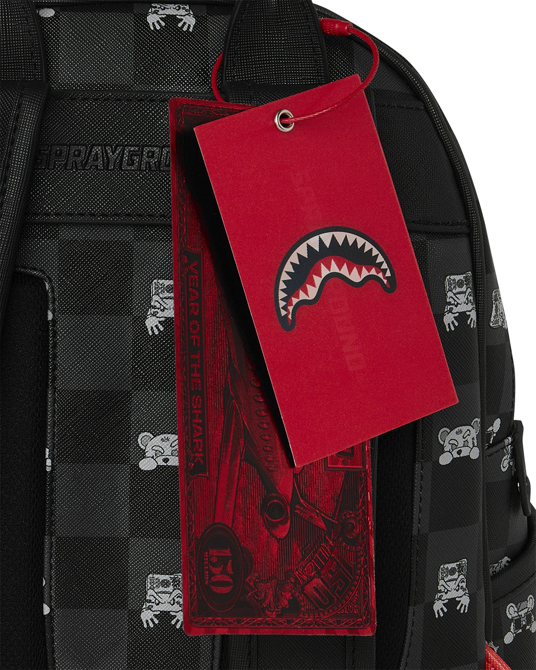Sac à dos - GRAY PEEKING CHARACTER CHECK SAVAGE BACKPACK - SPRAYGROUND