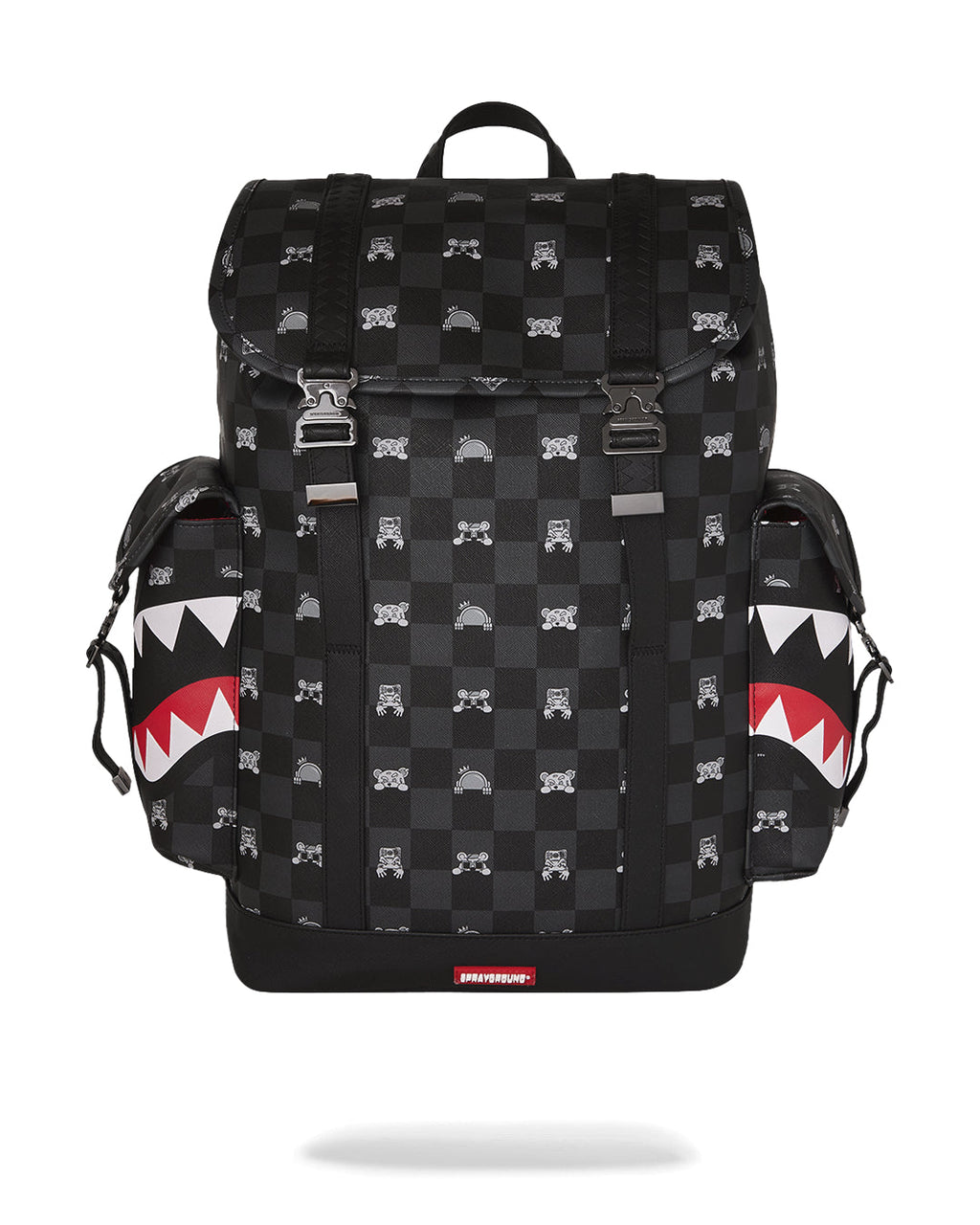 Sac à dos - GRAY PEEKING CHARACTER CHECK MONTE CARLO - SPRAYGROUND