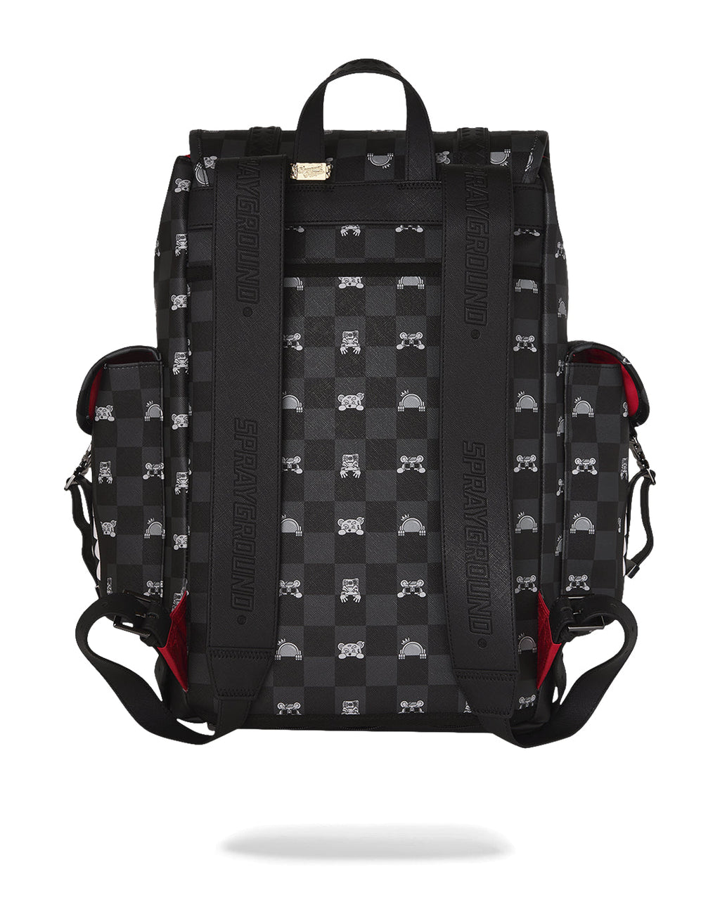 Sac à dos - GRAY PEEKING CHARACTER CHECK MONTE CARLO - SPRAYGROUND