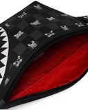 Sac - GRAY PEEKING CHARACTER CHECK SAVVY CROSSBODY - SPRAYGROUND