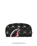 Trousse - GRAY PEEKING CHARACTER CHECK PENCIL POUCH - SPRAYGROUND