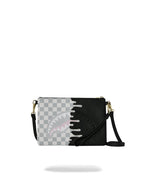 Sac - CREAM CHECK UNFINISHED SHARK CROSSBODY POUCHETTE - SPRAYGROUND