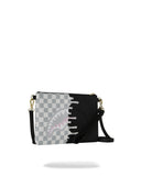 Sac - CREAM CHECK UNFINISHED SHARK CROSSBODY POUCHETTE - SPRAYGROUND