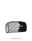 Trousse - CREAM CHECK UNFINISHED SHARK PENCIL POUCH - SPRAYGROUND