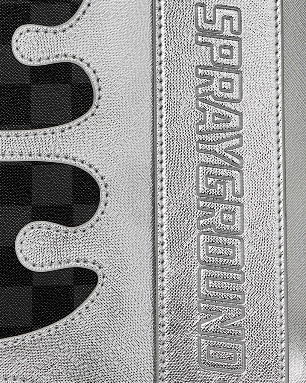 Sac à dos - SILVER SIDE DRIP BLACK CHECK MONTE CARLO - SPRAYGROUND