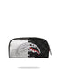 Trousse - SILVER SIDE DRIP BLACK CHECK PENCIL POUCH - SPRAYGROUND