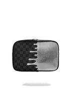 Trousse de toilette - SILVER SIDE DRIP BLACK CHECK BRICK TOILETRY - SPRAYGROUND