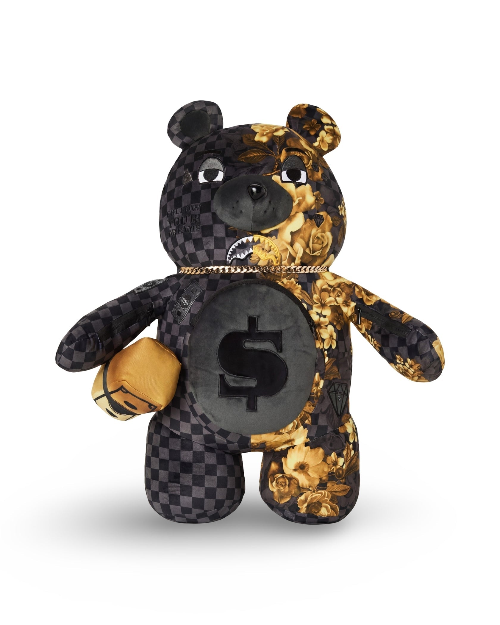 Sac à dos - GOLD FLORAL REMIX MONEYBEAR BACKPACK - SPRAYGROUND Main image