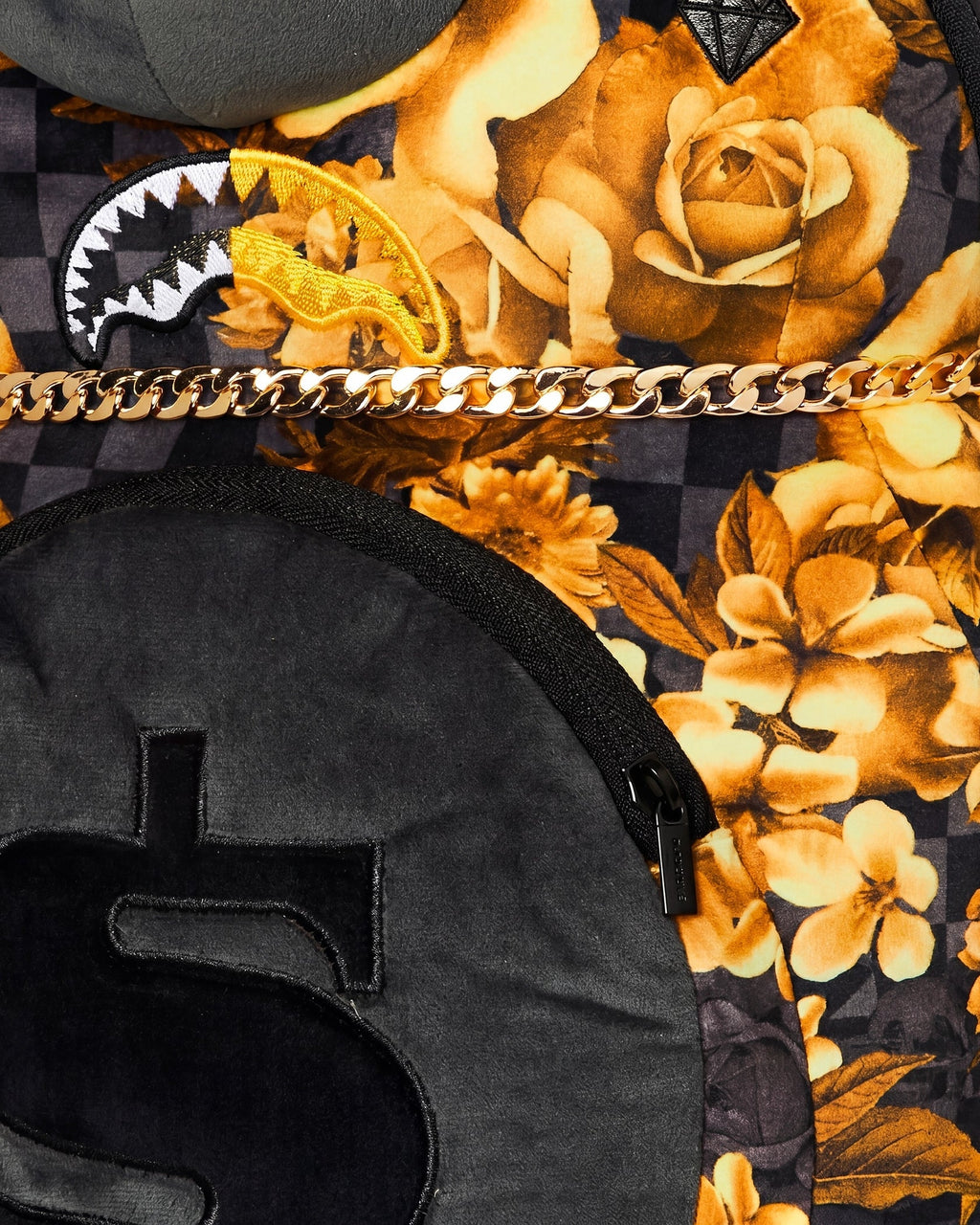 Sac à dos - GOLD FLORAL REMIX MONEYBEAR BACKPACK - SPRAYGROUND