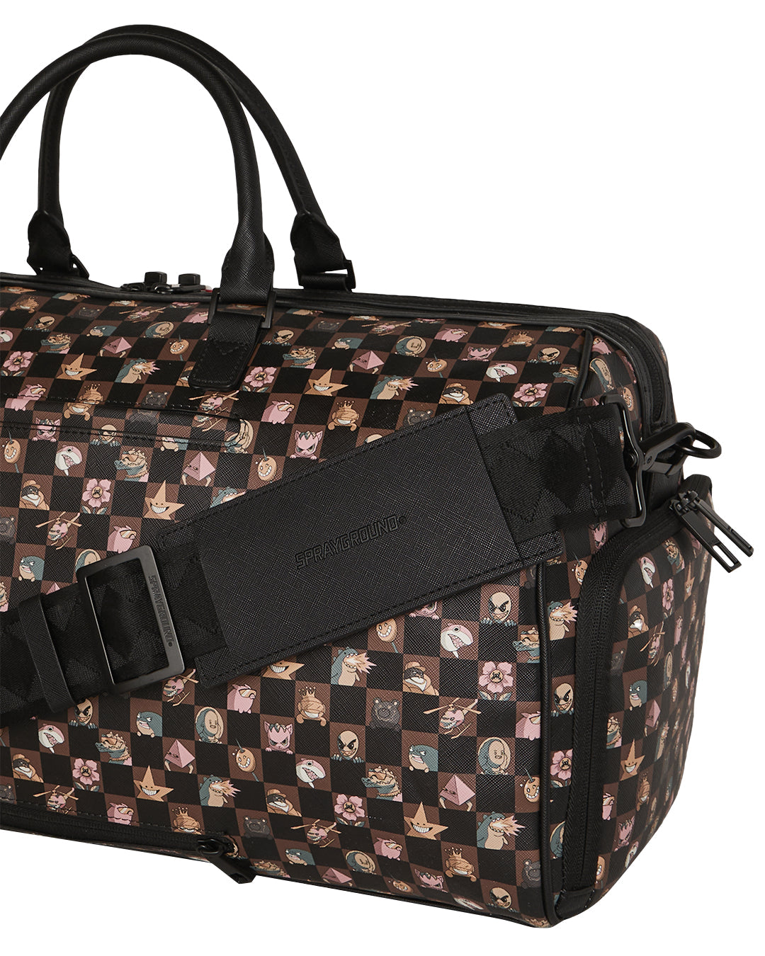 Sac - PEEKING CHARACTERS REMIX LARGE DUFFLE - SPRAYGROUND - Sac DUFFLE