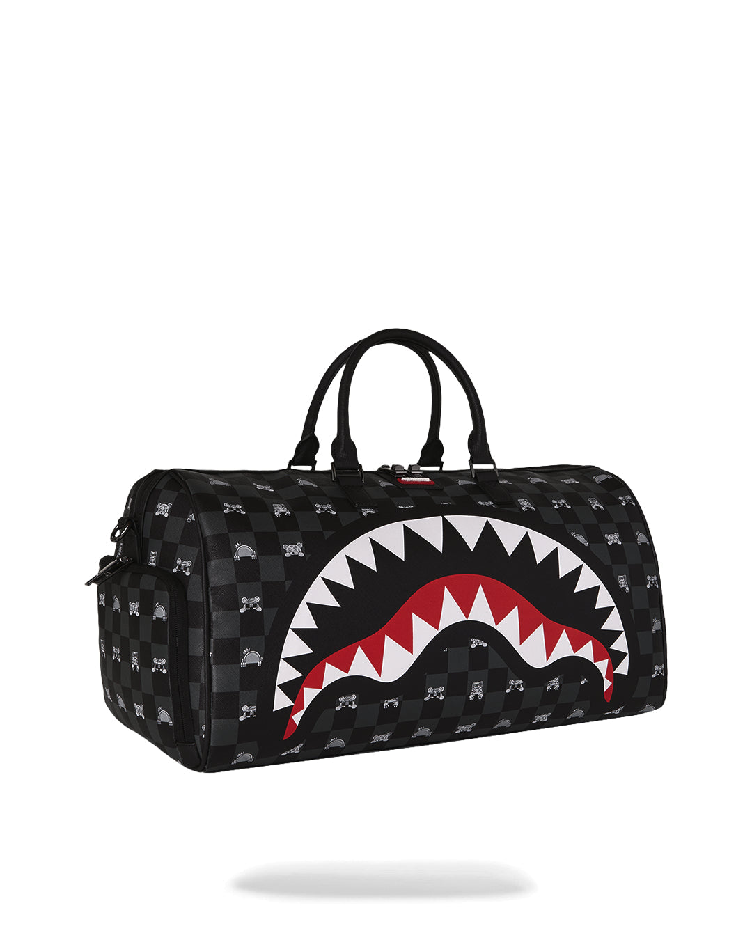 Sac  - GRAY PEEKING CHARACTER CHECK LARGE DUFFLE - SPRAYGROUND Image secondaire du produit