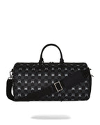 Sac  - GRAY PEEKING CHARACTER CHECK LARGE DUFFLE - SPRAYGROUND