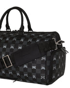 Sac  - GRAY PEEKING CHARACTER CHECK LARGE DUFFLE - SPRAYGROUND