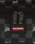 Sac  - GRAY PEEKING CHARACTER CHECK LARGE DUFFLE - SPRAYGROUND