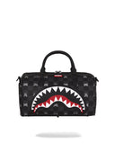 Sac  - GRAY PEEKING CHARACTER CHECK MINI DUFFLE - SPRAYGROUND