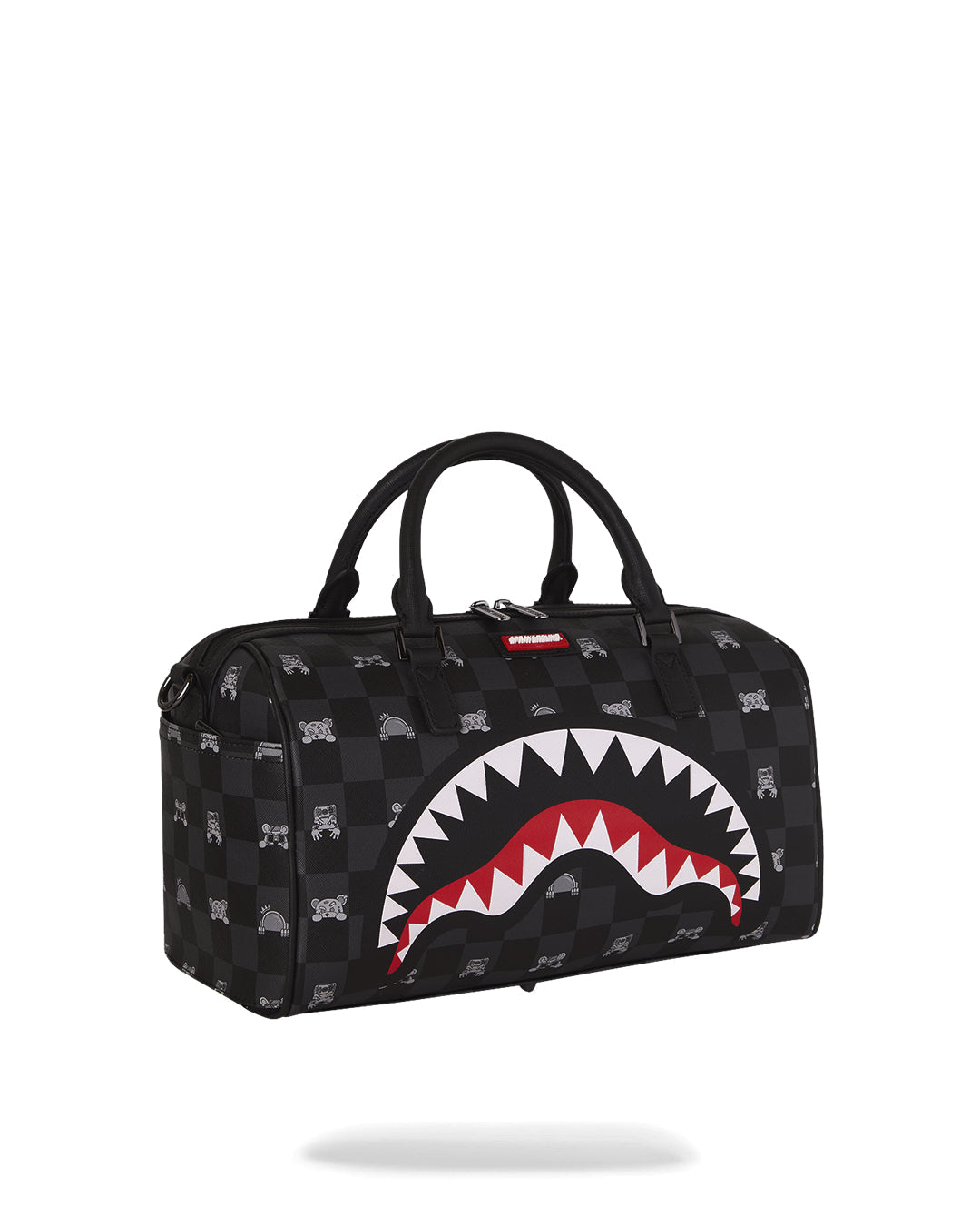 Sac  - GRAY PEEKING CHARACTER CHECK MINI DUFFLE - SPRAYGROUND Image secondaire du produit