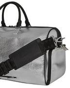 Sac  - SILVER SIDE DRIP BLACK CHECK LARGE DUFFLE - SPRAYGROUND