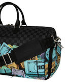 Sac  - MONOPOLY MONEY STACKS LARGE DUFFLE - SPRAYGROUND