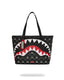 Sac  - GRAY PEEKING CHARACTER CHECK TOTE - SPRAYGROUND