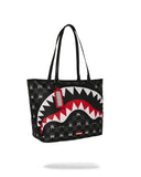 Sac  - GRAY PEEKING CHARACTER CHECK TOTE - SPRAYGROUND