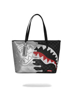 Sac  - SILVER SIDE DRIP BLACK CHECK TOTE - SPRAYGROUND