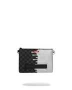 Sac - SILVER SIDE DRIP BLACK CHECK CROSSBODY POUCHETTE - SPRAYGROUND